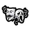 Логотип телеграм -каналу comedycinema — Комедія Кіно🎭
