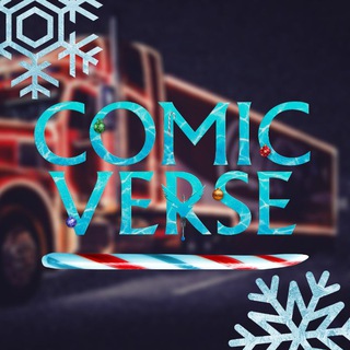 Логотип телеграм канала @comicverce — ℂ𝕠𝕞𝕚𝕔𝕍𝕖𝕣𝕤𝕖 🎄 | Кино и Поп Культура ☕️