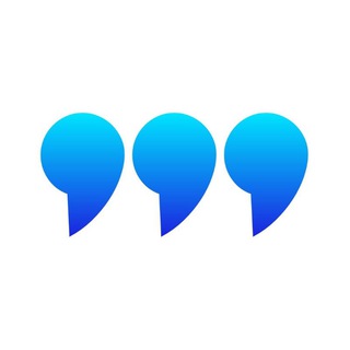 Логотип телеграм канала @commasmba — Три Запятые