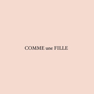 Логотип телеграм канала @commeunefillestore — COMME une FILLE