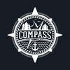 Логотип телеграм канала @compass_channel — Compass Trip — самая заботливая студия путешествий