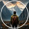 Логотип телеграм канала @compass_world — Компас Планеты 🎒