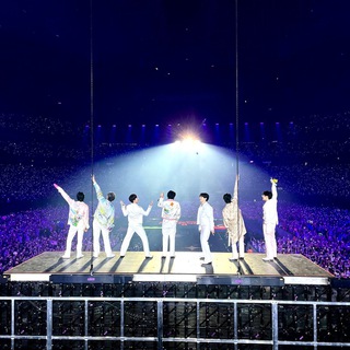 Логотип телеграм канала @concerts_bts — Концерты BTS (и другие выступления)💜 REST