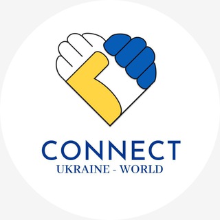 Логотип телеграм -каналу connectuaworld — Коннект Україна - Світ | ДОПОМОГА
