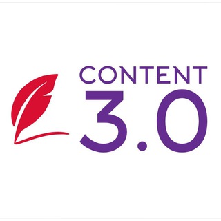 Логотип телеграм -каналу content30kyiv — Контент 3.0 Київ