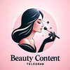 Логотип телеграм канала @content_beauty — Контент для бьюти мастеров • Готовые сторис для бьюти • Сценарии для сторис