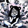 Логотип телеграм -каналу contentaddict_panda — Контентозалежна Панда 🐾