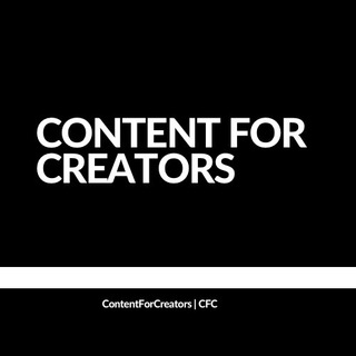 Логотип телеграм канала @contentforcreator — Контент для фрилансеров фотограф, кинодел дизайнер художник