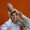 Логотип телеграм канала @coolmomblog — happy person & cool mom