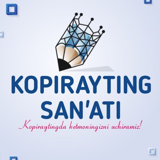 Telegram kanalining logotibi copysanati — Kopirayting san'ati