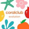 Логотип телеграм -каналу coralevolutionua — Coral Club Evolution. UA