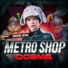 Логотип телеграм канала @cosmametro — COSMA SHOP
