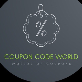 Logo of telegram channel coupon_code_world — Coupon code world