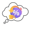 Логотип телеграм канала @couponcloud — Облако Скидок