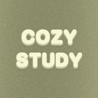 Telegram channel Cozy study 📚 logo
