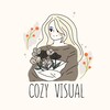 Логотип телеграм канала @cozyvisual — Cozy Visual🌿