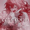 Логотип телеграм канала @cr_hmew — ⊹ cats room | horoscrope ⊹