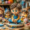 Логотип телеграм канала @craftykidcreations — Лепка и аппликации для малышей