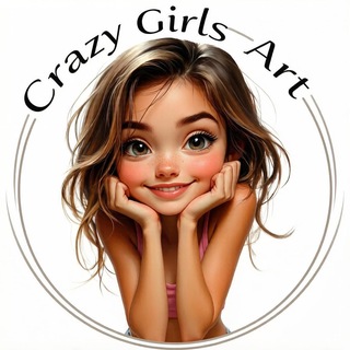 Логотип телеграм канала @crazy_girlsart — Crazy Girls Art