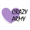 Логотип телеграм канала @crazyarmyshop — CRAZY ARMY BTS 💜