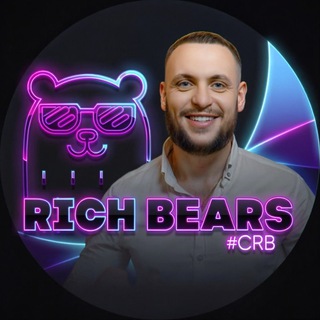 Логотип телеграм канала @crb_rich_bears — СRYPTO RICH BEARS|Николай Кобзарь #CRB