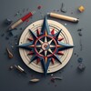 Логотип телеграм канала @creativecompassinfo — Творческий компас