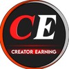 Logo of telegram channel creatorearning — CREATOR EARNING