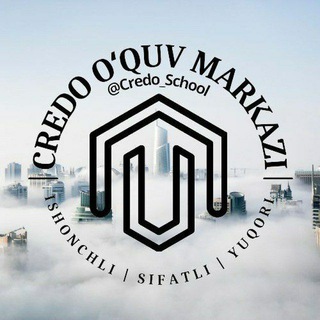 Telegram channel CREDO SCHOOL logo
