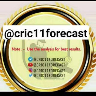 टेलीग्राम चैनल का लोगो cric11forecast — Cric11Forecast