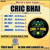 Logo of telegram channel cricbhai1430 — Cric 🏏 Bhai❤️❤️