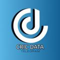 Logo saluran telegram cricdata — CRICDATA
