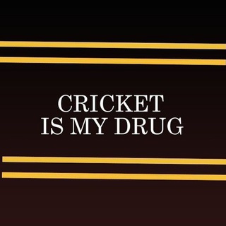 Logo saluran telegram cricket_is_my_drug — Cricket Is My Drug 💥😍
