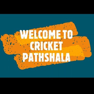 Logo of telegram channel cricketpathshala — CRICKET PATHSHALA