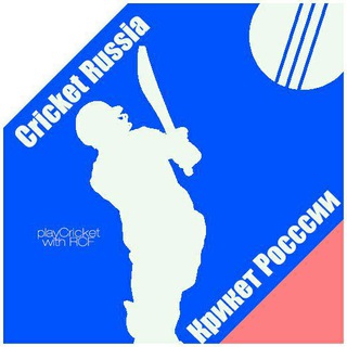 Логотип телеграм канала @cricketrussia — Крикет России. Спортивные новости. Cricket Russia