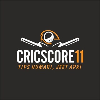 टेलीग्राम चैनल का लोगो cricscore11 — CRICSCORE11 TIP'S