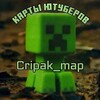 Логотип телеграм канала @cripak_javamap — Карты - от Cripak | Minecraft JAVA
