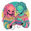 Логотип телеграм канала @crochetalien — CROCHET ALIEN SISTERS