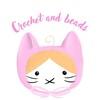 Логотип телеграм канала @crochetbeads — Crochet and beads🍓