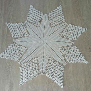 Логотип телеграм канала @crochetnapkins — Салфетки, скатерти и коврики крючком