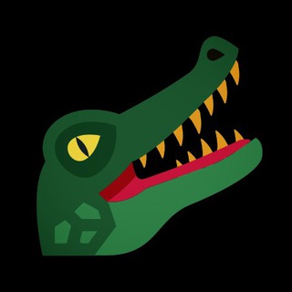 Логотип телеграм канала @croco_bourse — cro(co)ître🐊