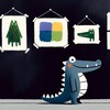 Логотип телеграм канала @crocodrawsell — Галерея — картины Крокодила на продажу