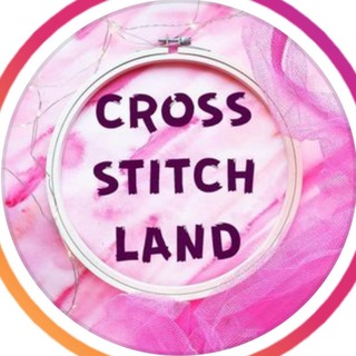 Логотип телеграм канала @crossstitchlanding — Вышивка. Cross Stitch Land