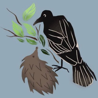 Telegram channel Ворон и Ёжка logo