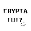 Логотип телеграм канала @cryptaa_tut — КРИПТА ТУТ?
