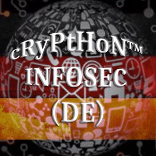Logo of telegram channel crypthon_infosec_de — cRyPtHoN™ INFOSEC (DE)