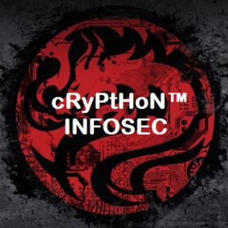 Logo of telegram channel crypthon_infosec_en — cRyPtHoN™ INFOSEC (EN)