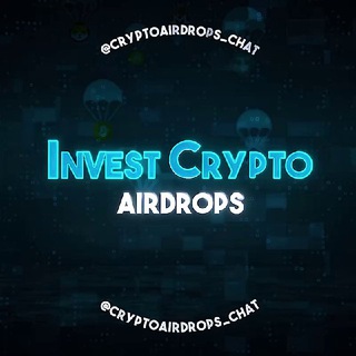 Лагатып тэлеграм-канала cryptoairdrops_chat — INVEST CRYPTO | AirDrops | News