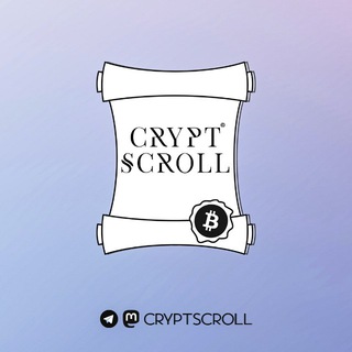 Логотип телеграм канала @cryptscroll — CryptScroll 📜 | Новости Блокчейн Криптовалюта Биткоин Эфириум