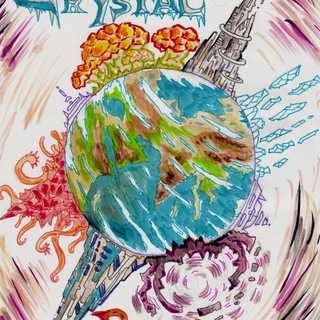 Логотип телеграм канала @crystal_prison_leshocs_art — Crystal Prison Earth \Leshocs Art (good music & art)