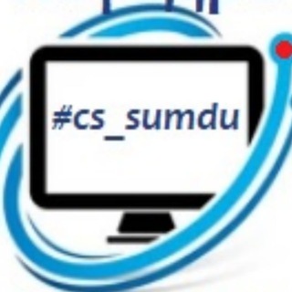Логотип телеграм -каналу cs_sumdu — Кафедра комп'ютерних наук
